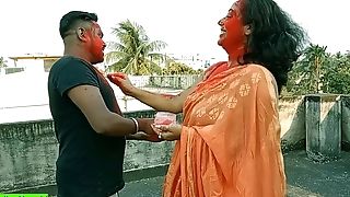 18yrs Tamil Boy Fucking Two Beautiful Mummy Bhabhi Together At Holi Day
